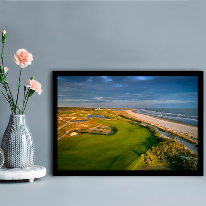 Kiawah Island Golf Resort Ocean Course, Kiawah Island, South Carolina 1, Framed Art Print Wall Decor, Picture Framed
