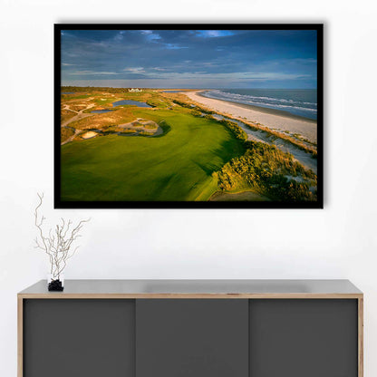 Kiawah Island Golf Resort Ocean Course, Kiawah Island, South Carolina 1, Framed Art Print Wall Decor, Picture Framed