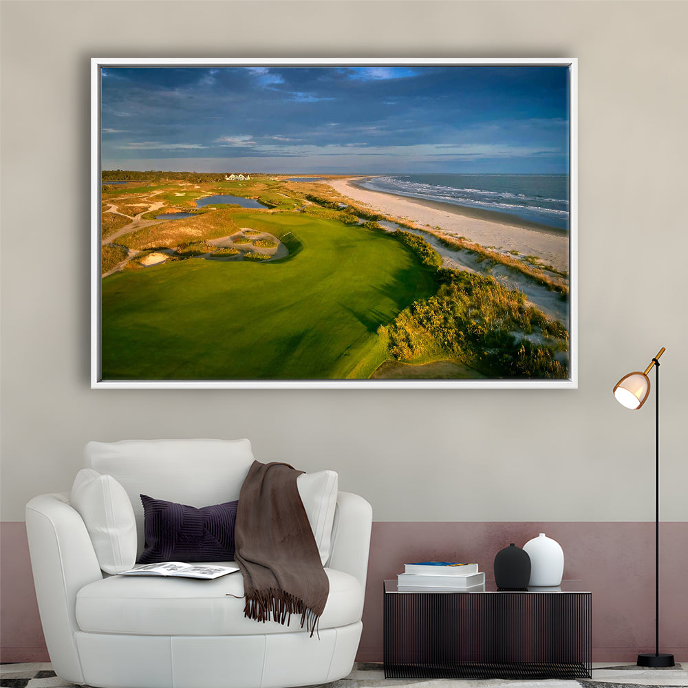 Kiawah Island Golf Resort Ocean Course, Kiawah Island, South Carolina 1, Floating Framed Canvas Print Wall Art
