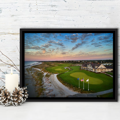 Kiawah Island Golf Resort Ocean Course, Kiawah Island, South Carolina, Floating Framed Canvas Print Wall Art