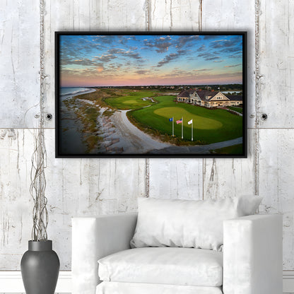 Kiawah Island Golf Resort Ocean Course, Kiawah Island, South Carolina, Floating Framed Canvas Print Wall Art