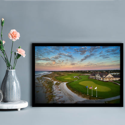 Kiawah Island Golf Resort Ocean Course, Kiawah Island, South Carolina, Framed Art Print Wall Decor, Picture Framed