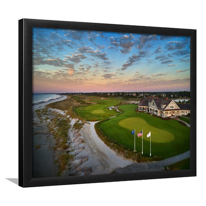 Kiawah Island Golf Resort Ocean Course, Kiawah Island, South Carolina, Framed Art Print Wall Decor, Picture Framed