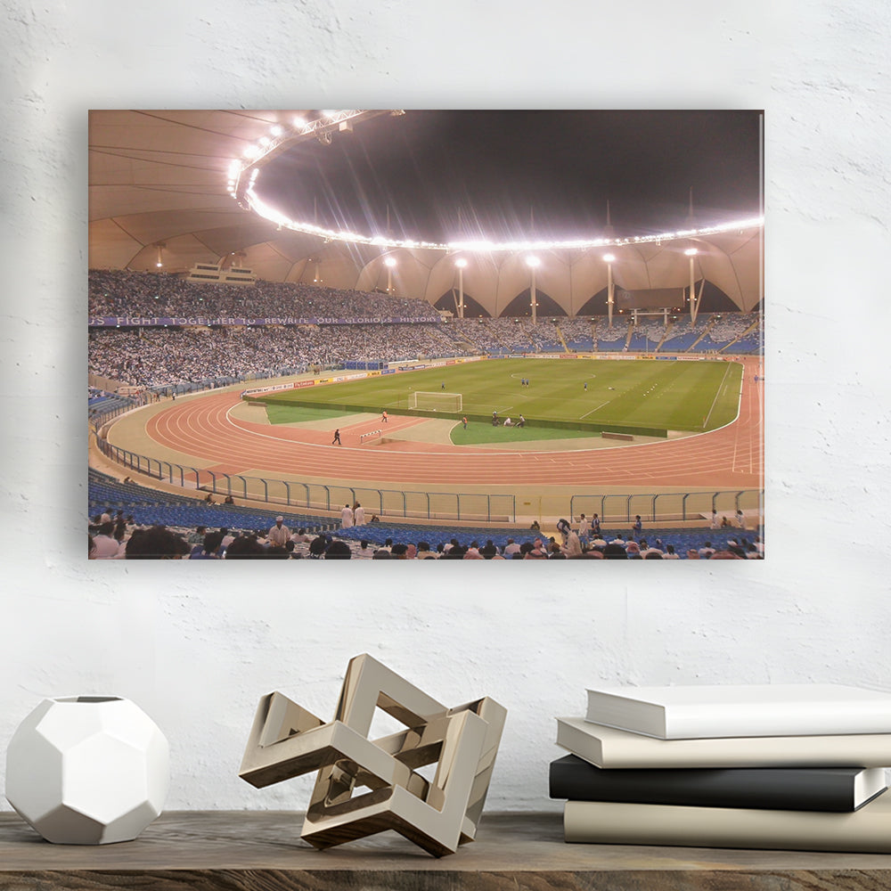 King Abdullah Sport City Stadium, Stadium Canvas, Sport Art, Gift for him, Man Cave Decor, Art Print, Canvas Print Wall Art