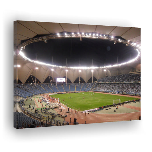 King Fahd International Stadium, Stadium Canvas, Sport Art, Gift for him, Man Cave Decor, Art Print, Canvas Print Wall Art