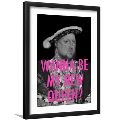 King Henry Viii, Framed Picture Print, Framed Art Prints White Border Wall Decor