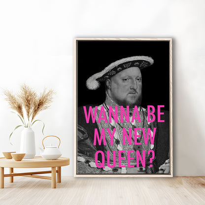 King Henry Viii, Floating Framed Canvas Art Print,, Framed Canvas Prints Wall Art