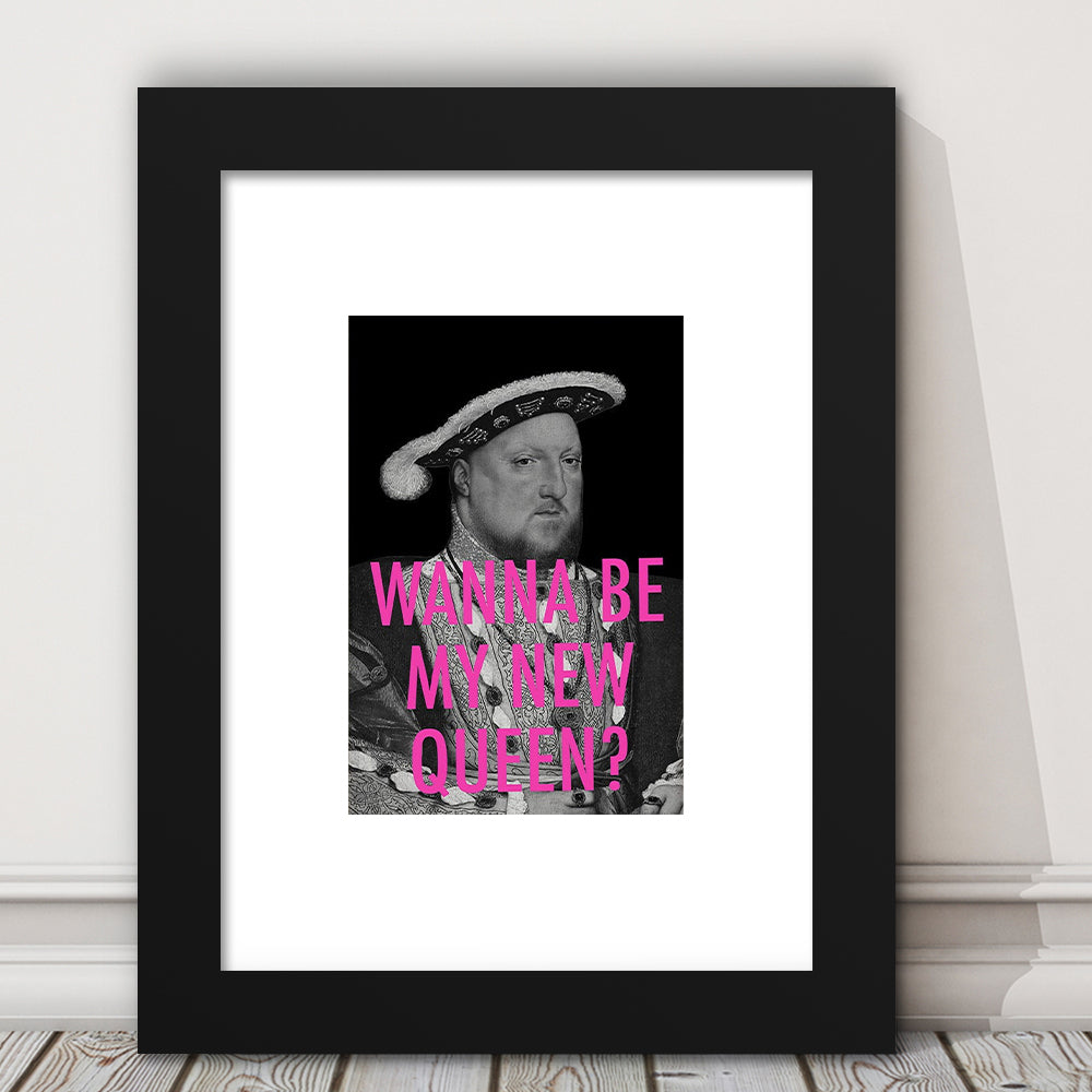 King Henry Viii, Framed Picture Print, Framed Art Prints White Border Wall Decor