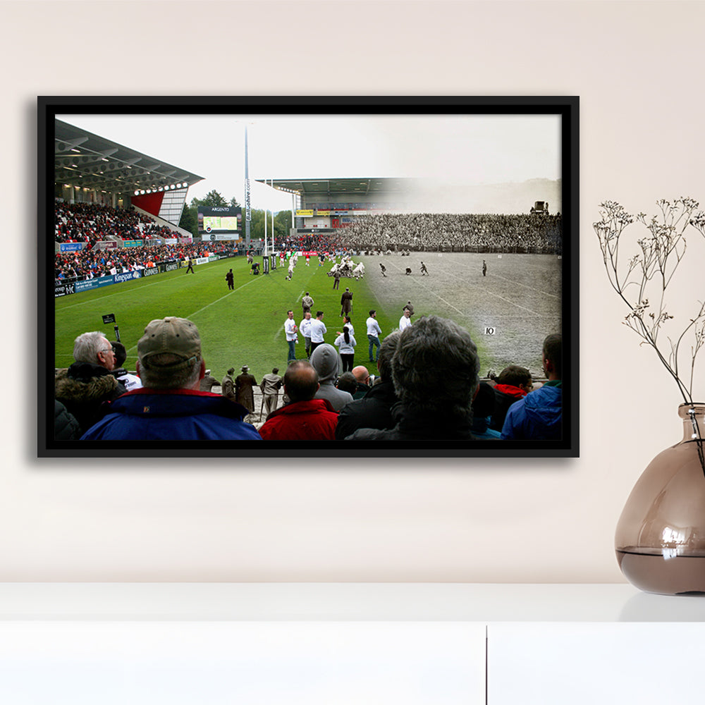 King Span Stadium, Stadium Canvas, Sport Art, Framed Canvas Print Wall Art, Floating Frame