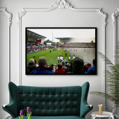 King Span Stadium, Stadium Canvas, Sport Art, Gift for him, Framed Art Print Wall Decor, Picture Framed