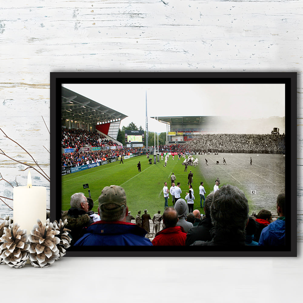 King Span Stadium, Stadium Canvas, Sport Art, Framed Canvas Print Wall Art, Floating Frame