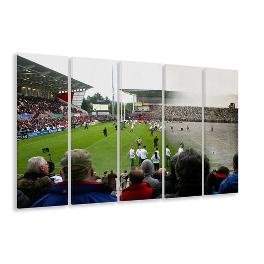 King Span Stadium, Stadium Canvas, Sport Art, 5 Panel B, Extra Large Canvas, Canvas Print Wall Art