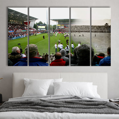 King Span Stadium, Stadium Canvas, Sport Art, 5 Panel B, Extra Large Canvas, Canvas Print Wall Art