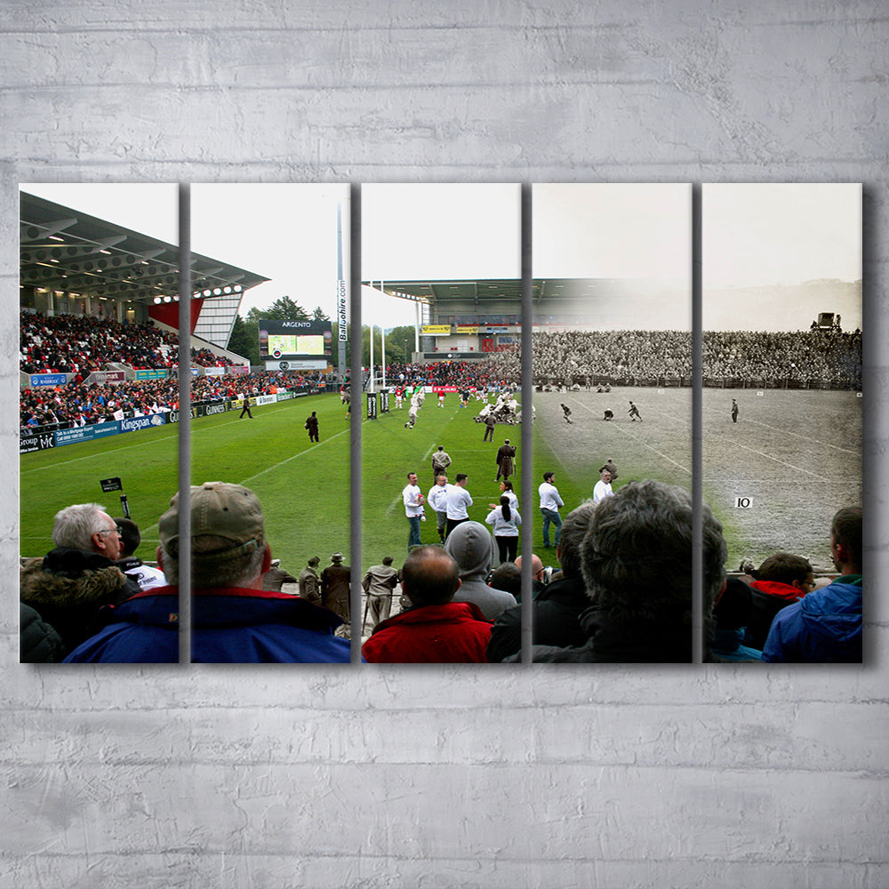 King Span Stadium, Stadium Canvas, Sport Art, 5 Panel B, Extra Large Canvas, Canvas Print Wall Art