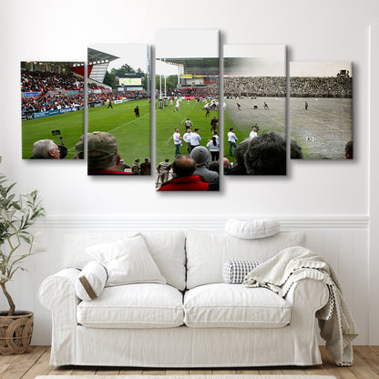 King Span Stadium, Stadium Canvas, Sport Art, Gift for him, 5 Panel, Large Canvas, Canvas Print Wall Art