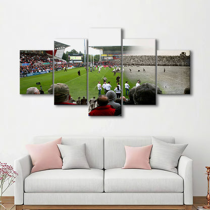 King Span Stadium, Stadium Canvas, Sport Art, Gift for him, 5 Panel, Large Canvas, Canvas Print Wall Art