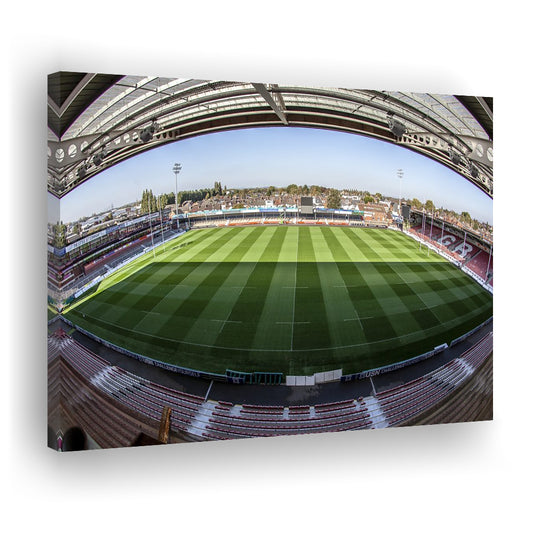 Kingsholm Stadium, Stadium Canvas, Sport Art, Gift for him, Man Cave Decor, Art Print, Canvas Print Wall Art