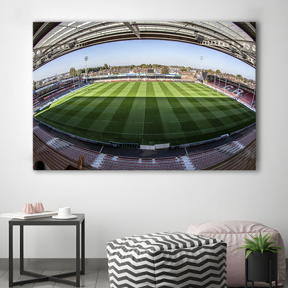 Kingsholm Stadium, Stadium Canvas, Sport Art, Gift for him, Man Cave Decor, Art Print, Canvas Print Wall Art