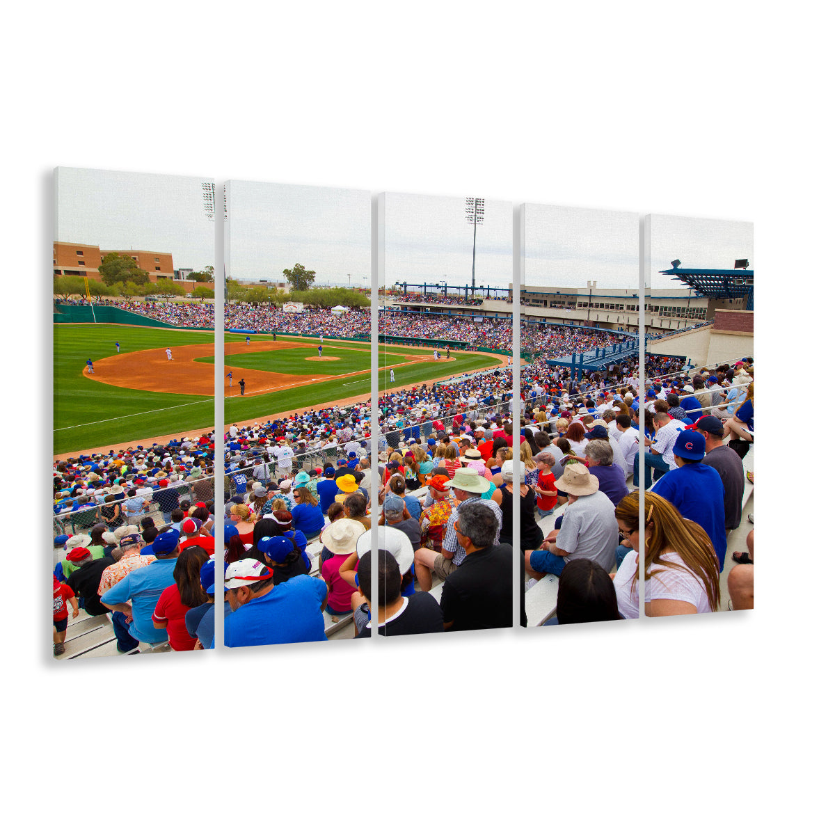 Kino Veterans Memorial, Stadium Canvas, Sport Art, 5 Panel B, Extra Large Canvas, Canvas Print Wall Art