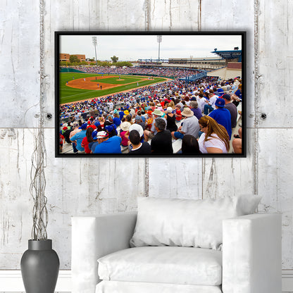Kino Veterans Memorial, Stadium Canvas, Sport Art, Framed Canvas Print Wall Art, Floating Frame