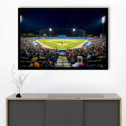 Kino Veterans Memorial Stadium, Stadium Canvas, Sport Art, Gift for him, Framed Art Print Wall Decor, Picture Framed