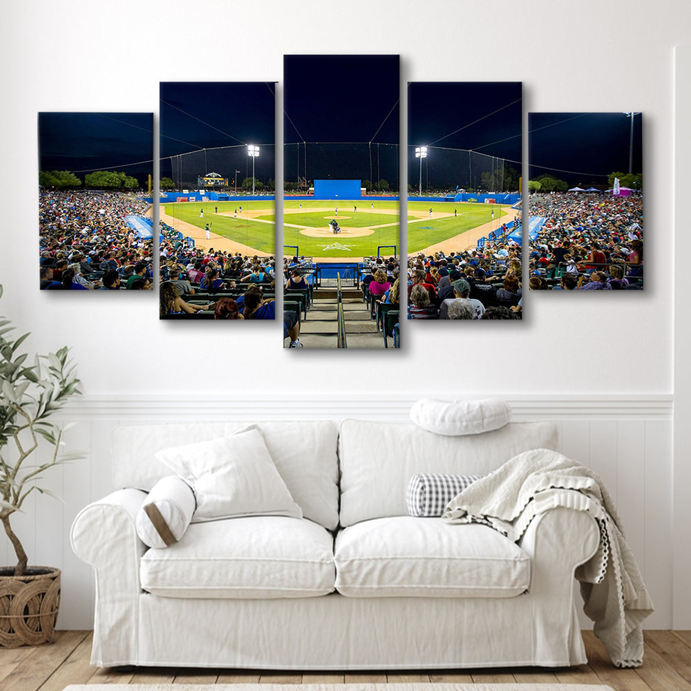 Kino Veterans Memorial Stadium, Stadium Canvas, Sport Art, Gift for him, 5 Panel, Large Canvas, Canvas Print Wall Art