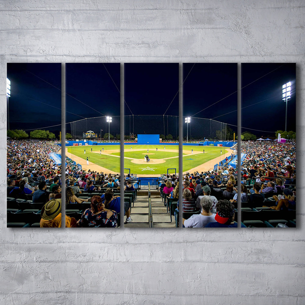 Kino Veterans Memorial Stadium, Stadium Canvas, Sport Art, 5 Panel B, Extra Large Canvas, Canvas Print Wall Art