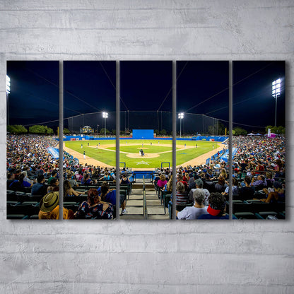Kino Veterans Memorial Stadium, Stadium Canvas, Sport Art, 5 Panel B, Extra Large Canvas, Canvas Print Wall Art