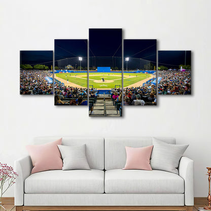 Kino Veterans Memorial Stadium, Stadium Canvas, Sport Art, Gift for him, 5 Panel, Large Canvas, Canvas Print Wall Art