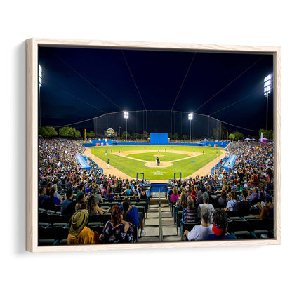 Kino Veterans Memorial Stadium, Stadium Canvas, Sport Art, Framed Canvas Print Wall Art, Floating Frame