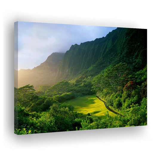 Koolau Golf Club Hole 15 Koolau Golf Courses, Hawaii, Golf Art Print,Gifts Golf Lover