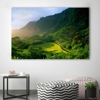 Koolau Golf Club Hole 15 Koolau Golf Courses, Hawaii, Golf Art Print,Gifts Golf Lover