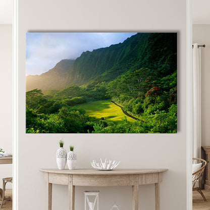 Koolau Golf Club Hole 15 Koolau Golf Courses, Hawaii, Golf Art Print,Gifts Golf Lover