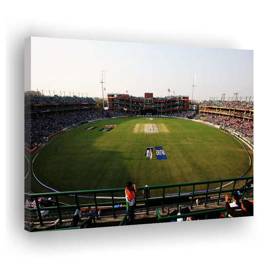 Kotla Stadium, Stadium Canvas, Sport Art, Gift for him, Man Cave Decor, Art Print, Canvas Print Wall Art
