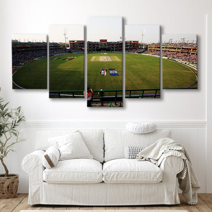 Kotla Stadium, Stadium Canvas, Sport Art, Gift for him, 5 Panel, Large Canvas, Canvas Print Wall Art