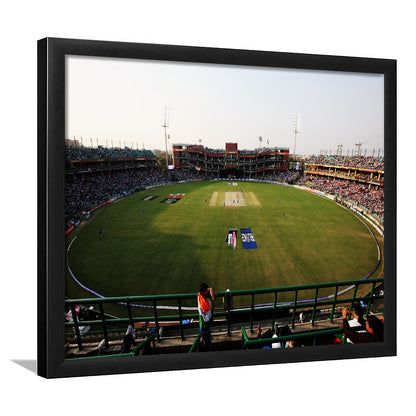 Kotla Stadium, Stadium Canvas, Sport Art, Gift for him, Framed Art Print Wall Decor, Picture Framed