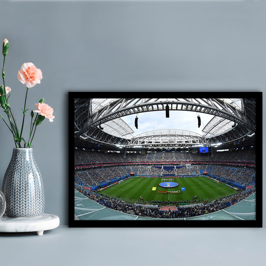 Krestovsky Stadium, Stadium Canvas, Sport Art, Gift for him, Framed Art Print Wall Decor, Picture Framed