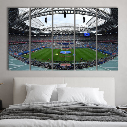 Krestovsky Stadium, Stadium Canvas, Sport Art, 5 Panel B, Extra Large Canvas, Canvas Print Wall Art