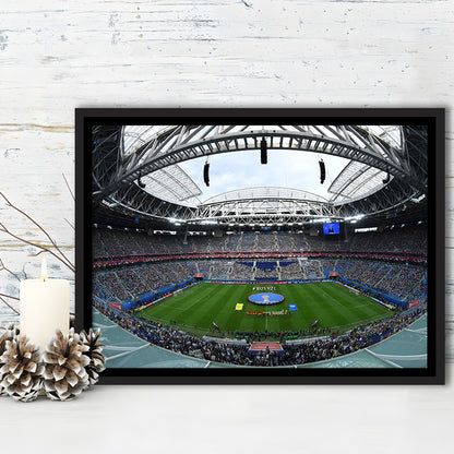 Krestovsky Stadium, Stadium Canvas, Sport Art, Framed Canvas Print Wall Art, Floating Frame