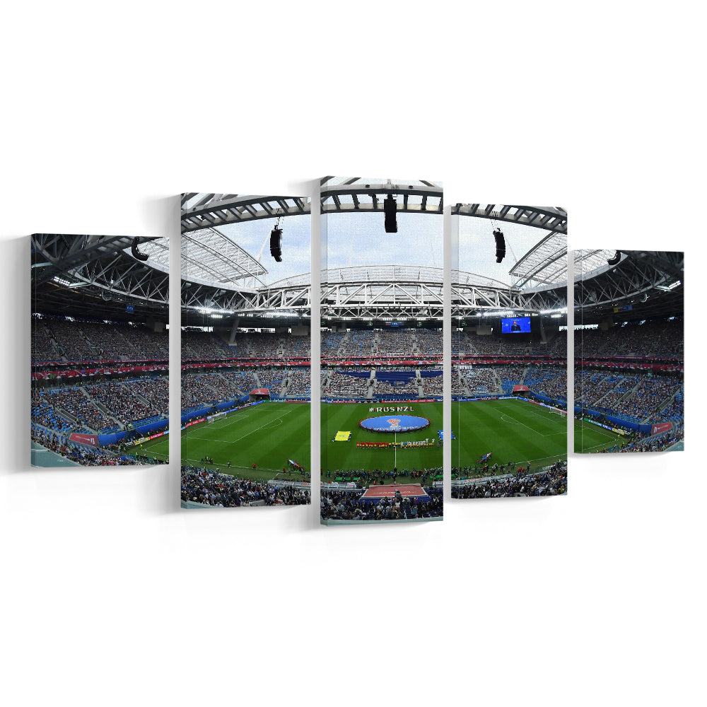 Krestovsky Stadium, Stadium Canvas, Sport Art, Gift for him, 5 Panel, Large Canvas, Canvas Print Wall Art