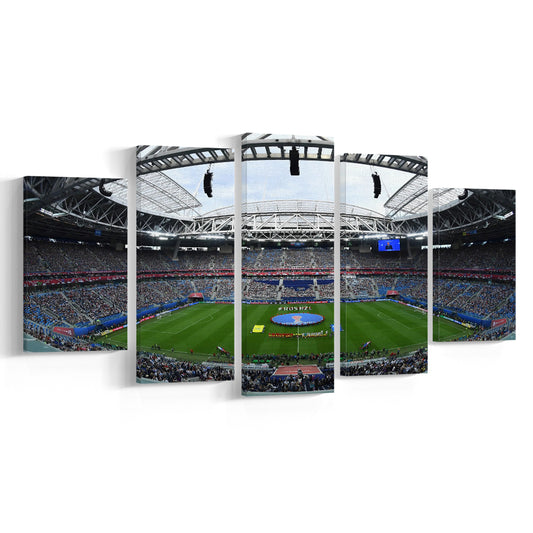 Krestovsky Stadium, Stadium Canvas, Sport Art, Gift for him, 5 Panel, Large Canvas, Canvas Print Wall Art