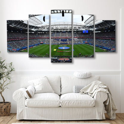 Krestovsky Stadium, Stadium Canvas, Sport Art, Gift for him, 5 Panel, Large Canvas, Canvas Print Wall Art
