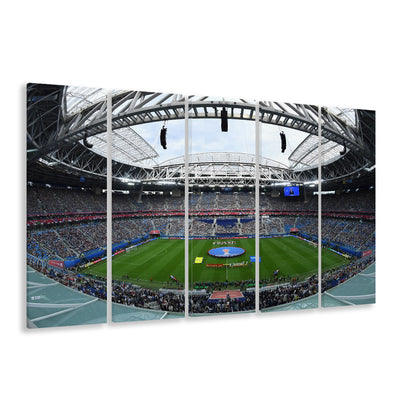 Krestovsky Stadium, Stadium Canvas, Sport Art, 5 Panel B, Extra Large Canvas, Canvas Print Wall Art
