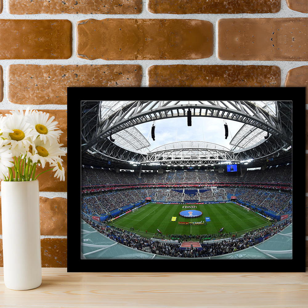 Krestovsky Stadium, Stadium Canvas, Sport Art, Gift for him, Framed Art Print Wall Decor, Picture Framed