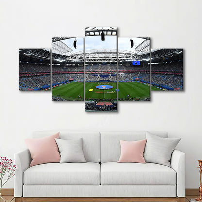 Krestovsky Stadium, Stadium Canvas, Sport Art, Gift for him, 5 Panel, Large Canvas, Canvas Print Wall Art