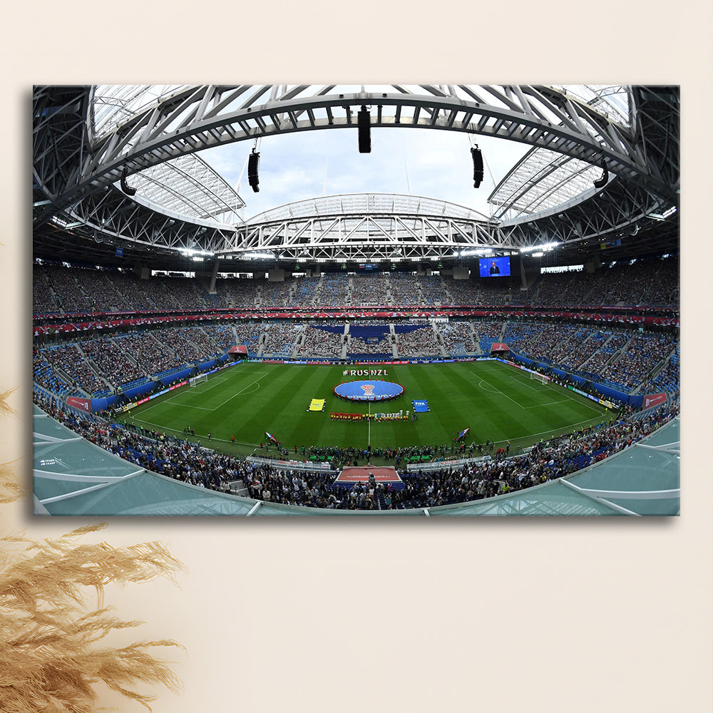 Krestovsky Stadium, Stadium Canvas, Sport Art, Gift for him, Man Cave Decor, Art Print, Canvas Print Wall Art