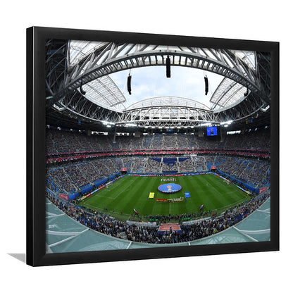 Krestovsky Stadium, Stadium Canvas, Sport Art, Gift for him, Framed Art Print Wall Decor, Picture Framed
