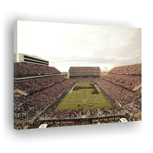 Kyle Field, Stadium Canvas, Sport Art, Gift for him, Man Cave Decor, Art Print, Canvas Print Wall Art