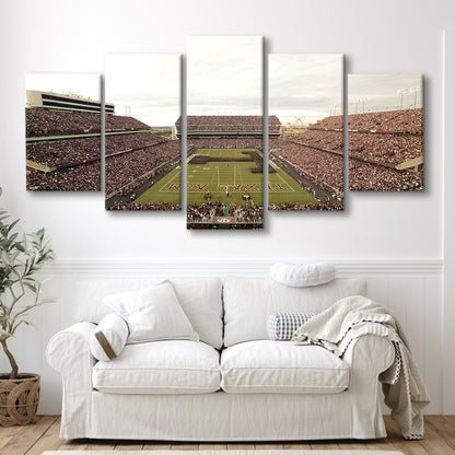 Kyle Field, Stadium Canvas, Sport Art, Gift for him, 5 Panel, Large Canvas, Canvas Print Wall Art
