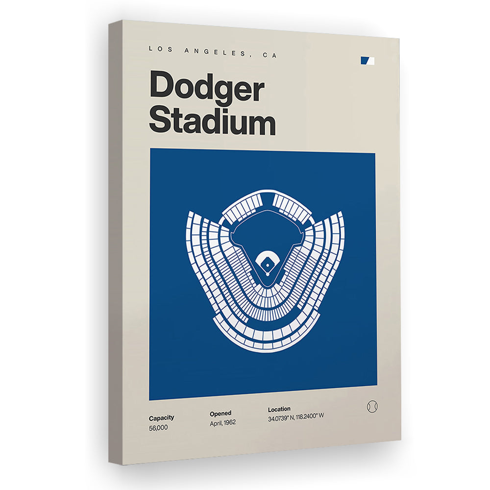 LA Dodgers Stadium Print, Los Angeles Dodger Stadium Print, Fan Gifts, Sport Art, Canvas Print Wall Art